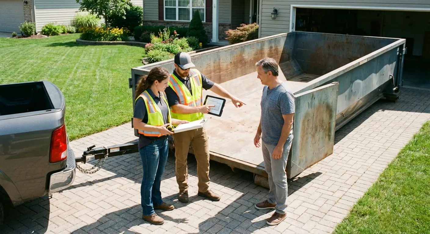 10 Yard Dumpster Rental Process in Hartford, CT