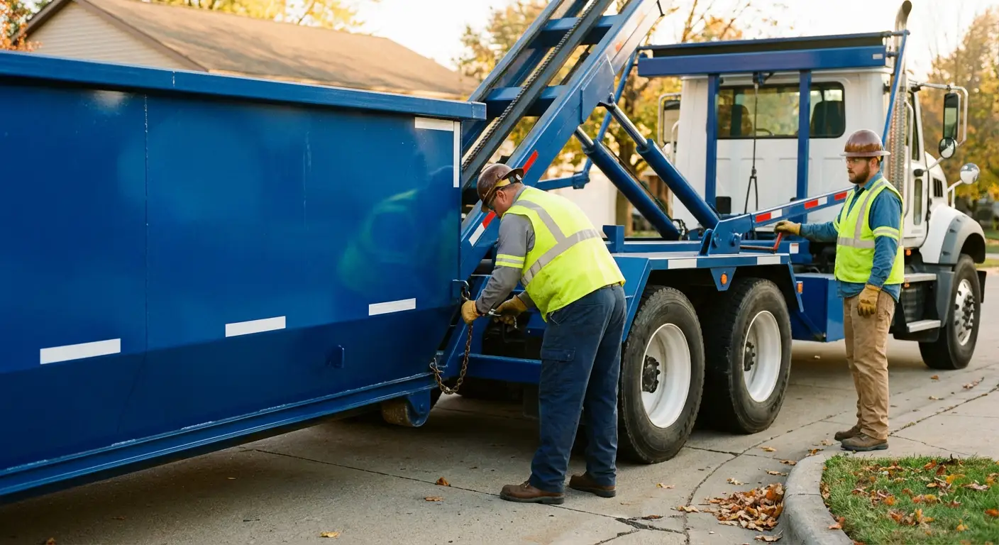 Dumpster delivery safety protocols in Hartford, CT